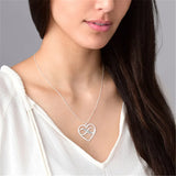 925 Silver Personalized Name Necklaces Infinite Hearts Necklace