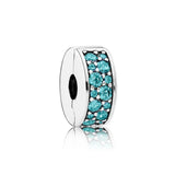 AK4 Silver Safety Clasp S925 Charm With Logo for Bracelet Girls