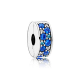 AK4 Silver Safety Clasp S925 Charm With Logo for Bracelet Girls