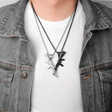 AK47 Gun Long Men Necklaces Pendants Chain Punk Boyfriend Male Stainless