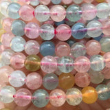 Natural Morganite Beads 8mm Approx 22-23 Beads
