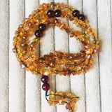Natural Amber Irregular Necklace Beads