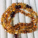 Natural Amber Irregular Necklace Beads
