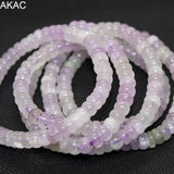 Natural Kunzite Rondelle Bracelet Beads 3-5*7-7.5mm