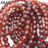 7-8mm A++ Natural Orange Garnet Bracelet Beads