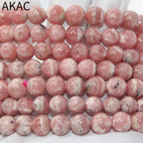 8-8.5mm Natural Rhodochrosite Women's Bracelet