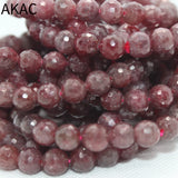 Natural Red Ruby Bracelet Gemstone for Women 8mm
