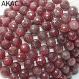 Natural Red Ruby Bracelet Gemstone for Women 8mm