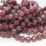 Natural Red Ruby Bracelet Gemstone for Women 8mm
