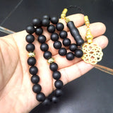 Matte Agates Stone Muslim Prayer Beads Islamic Rosary Bracelets