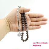 Alabaster Stone Tasbih Bracelet 33 45 66 99 100 Beads Muslim Islamic Jewelry