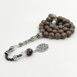 Alabaster Stone Tasbih Bracelet 33 45 66 99 100 Beads Muslim Islamic Jewelry