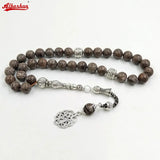 Alabaster Stone Tasbih Bracelet 33 45 66 99 100 Beads Muslim Islamic Jewelry