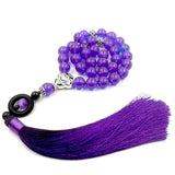 Tasbih Purple Resin 33 45 66 99 Beads Bracelet Muslim Rosary Gradient Tassel