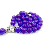 Tasbih Purple Resin 33 45 66 99 Beads Bracelet Muslim Rosary Gradient Tassel