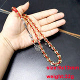 Transparent Resin Tasbih Islam Rosary Muslim red bracelet
