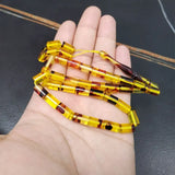Yellow Resin Tasbih 33 Prayer Beads Arabic Bracelet Muslim Misbaha