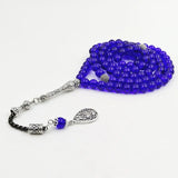 8mmx 99 Tasbih with Metal Tassel Prayer Beads Muslim Rosary