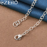 ALIZERO 925 Silver Grass Key Heart Lock Necklace Women Wedding Jewelry
