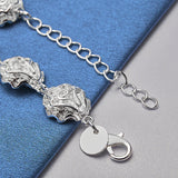 925 Silver Rose Jewelry Set for Women Wedding Engagement Party
