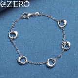 ALIZERO 925 Silver Water Drop Set Wedding Party Jewelry