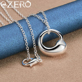 ALIZERO 925 Silver Water Drop Set Wedding Party Jewelry