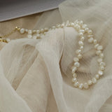 French Natural Freshwater Pearl Necklace for Women