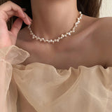 French Natural Freshwater Pearl Necklace for Women
