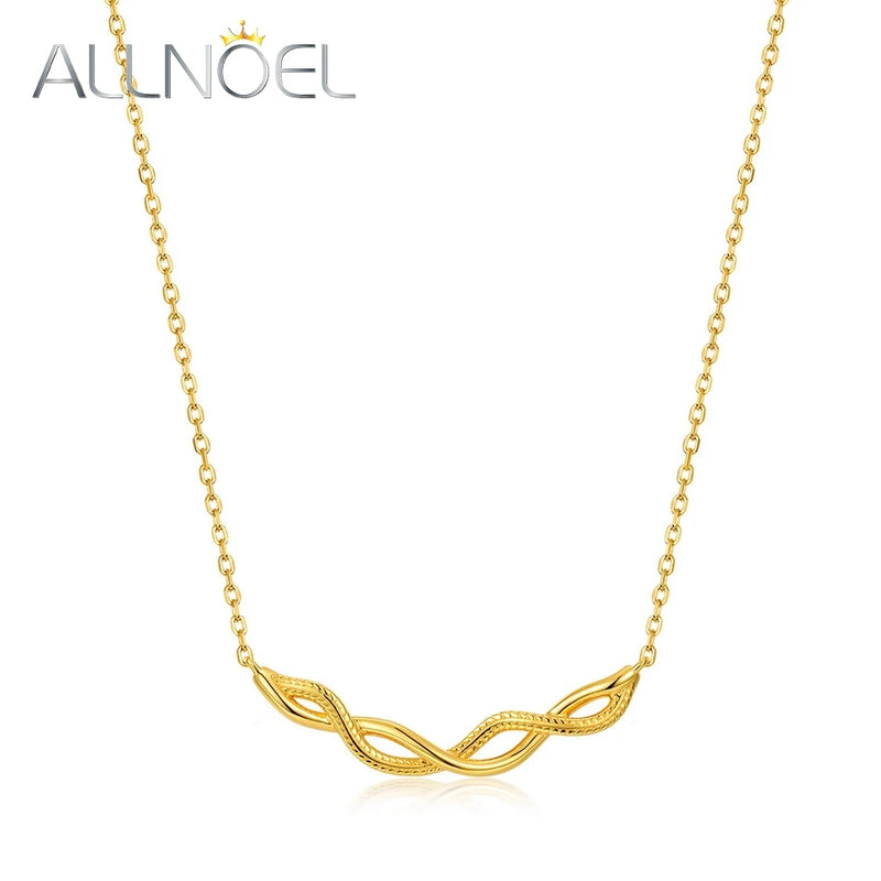925 Silver Chain Necklace Women Vintage Texture Plated Fine Jewelry