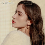 925 Silver Opal Eye Shape Dangle Earrings for Women