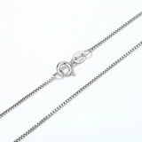 925 Silver Necklace Chain 400MM+50MM Snake Chain Plated For Pendant