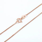 925 Silver Necklace Chain 400MM+50MM Snake Chain Plated For Pendant