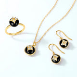 9mm Agate Pendant Necklace 925 Sterling Silver Women 5A Zircon CZ Plated Jewelry