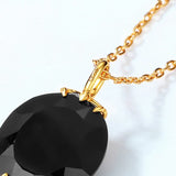 Natural Agate Pendant Necklace 925 Sterling Silver Women's Fine Jewelry