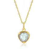 925 Sterling Silver Heart Pendant Labaradorite Fine Jewelry