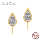 Labradorite Water Drop Earrings, Sterling Silver, Wedding Fine Jewelry