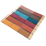 Colorful Fish Scale Wide Wrap Bracelet for Women