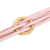 Circle Cross Bracelet for Women Multilayer Wrap Leather Bracelets & Bangles