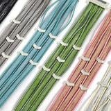 Arrow Leather Bracelet Glitter Filled Multilayer Wrap Charm Jewelry
