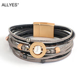 Multilayer Wrap Bracelet Bangle Statement Jewelry