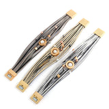 Multilayer Wrap Bracelet Bangle Statement Jewelry