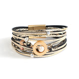 Multilayer Wrap Bracelet Bangle Statement Jewelry