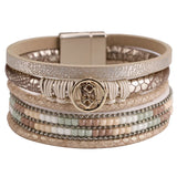 Bohemian Multilayer Charm Bracelet for Women