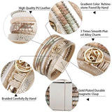 Bohemian Multilayer Charm Bracelet for Women