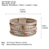 Bohemian Multilayer Charm Bracelet for Women