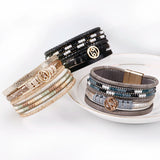 Bohemian Multilayer Charm Bracelet for Women