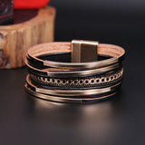 Bohemian Multilayer Chain Bracelet for Women