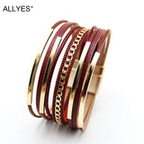 Bohemian Multilayer Chain Bracelet for Women