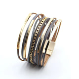 Bohemian Multilayer Chain Bracelet for Women