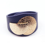 Punk Sun Moon Leather Bracelet Women Charm Wrap Bracelets Bangle Party Jewelry